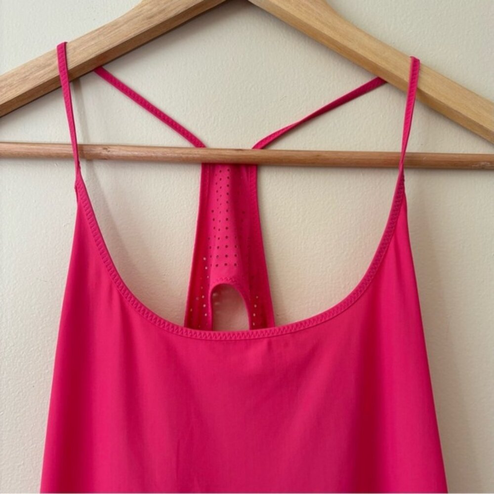 •SOLD•|Lululemon| Loose Fit Racerback Flowy Athletic Tank Top Sonic Pink Size 6 - Picture 1 of 5
